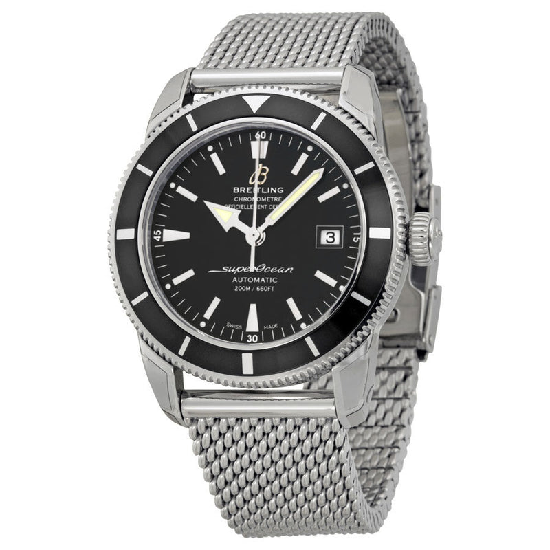 Breitling Superocean Heritage Black Dial Men's Watch A1732124-BA61SS#A1732124-BA61-154A - Watches of America