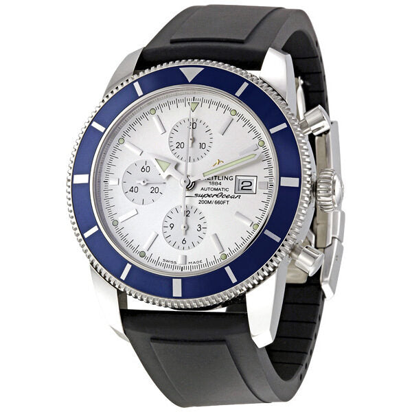 Breitling Superocean Heritage Chronograph Silver Dial Men's Watch A1332016-G698BKPD#A1332016/G698 - Watches of America