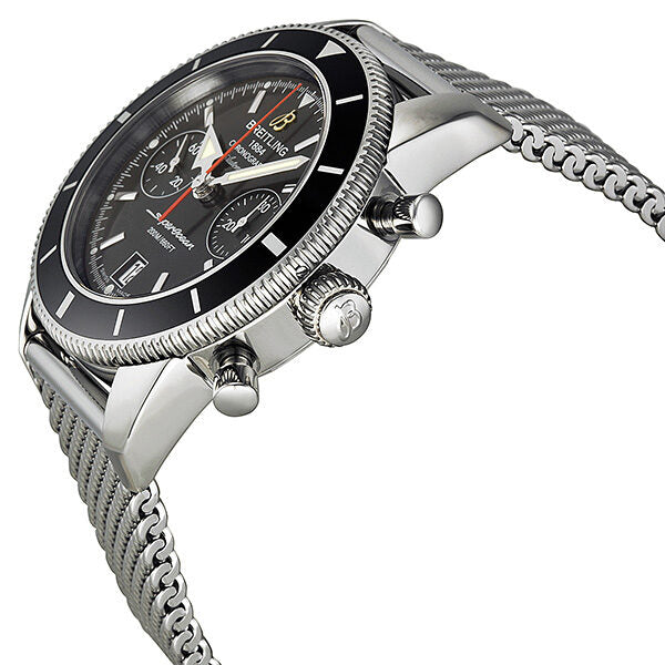 Breitling SuperOcean Heritage Chronographe 44 Automatic Black Dial Men's Watch A2337024-BB81SS #A2337024-BB81-154A - Watches of America #2