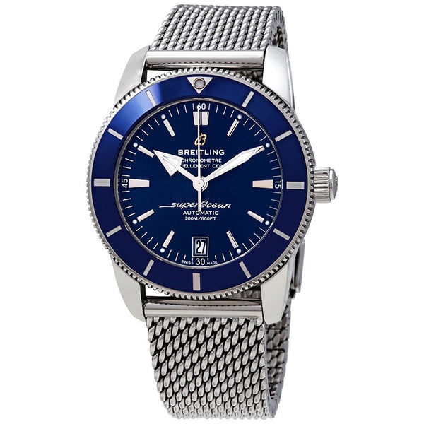 Breitling Superocean Heritage II Automatic Chronometer 42 mm Blue Dial Men's Watch #AB2010161C1A1 - Watches of America