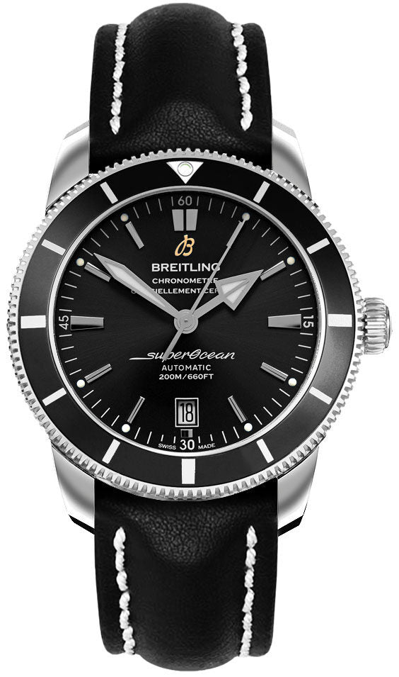 Breitling Superocean Heritage II Automatic Men's Leather Watch #AB201012/BF73-435X - Watches of America