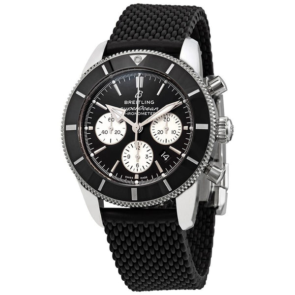 Breitling Superocean Heritage II Chronograph Automatic Chronometer Black Dial Men's Watch #AB0162121B1S1 - Watches of America