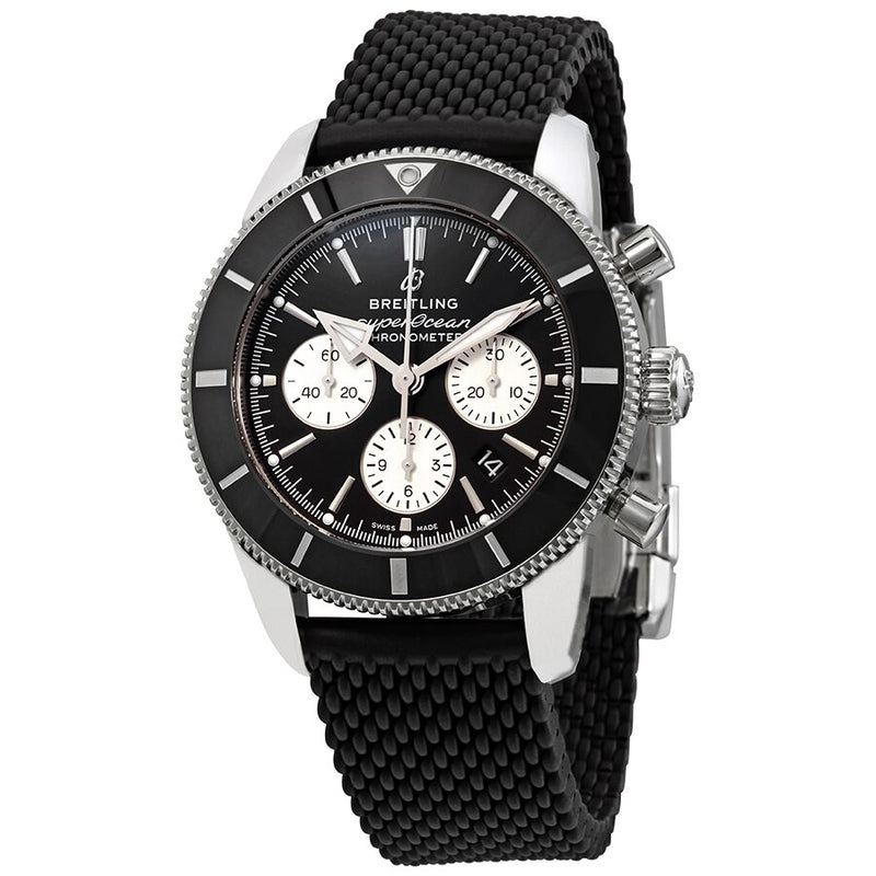 Breitling Superocean Heritage II Chronograph Automatic Chronometer Black Dial Men's Watch #AB0162121B1S1 - Watches of America
