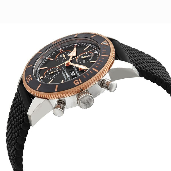 Breitling Superocean Heritage II Chronograph Automatic Chronometer Black Dial Men's Watch #U13313121B1S1 - Watches of America #2
