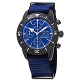 Breitling Superocean Heritage II Chronograph Automatic Chronometer Blue Dial Men's Watch #M133132A1C1W1 - Watches of America