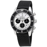 Breitling Superocean Heritage II Chronograph Automatic Chronometer Silver Dial Men's Watch #AB0162121G1S1 - Watches of America