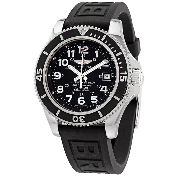 Breitling Superocean II Automatic Black Dial Men's Watch #A17365C91B1S1 - Watches of America