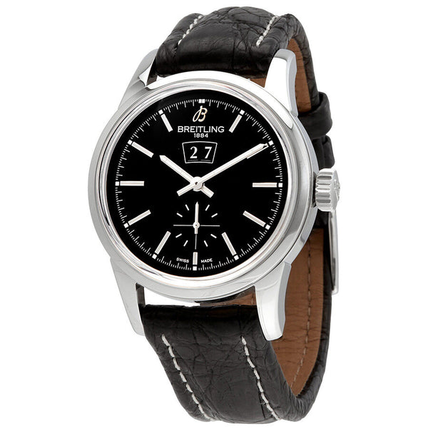 Breitling Transocean 38 Automatic Black Dial Men's Watch #A1631012-BD15BKCT - Watches of America