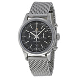 Breitling TransOcean 38 Chronograph Black Dial Stainless Steel Watch A4131012-BC06SS#A4131012-BC06-171A - Watches of America