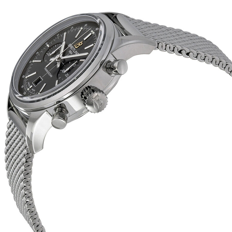 Breitling TransOcean 38 Chronograph Black Dial Stainless Steel Watch A4131012-BC06SS#A4131012-BC06-171A - Watches of America #2