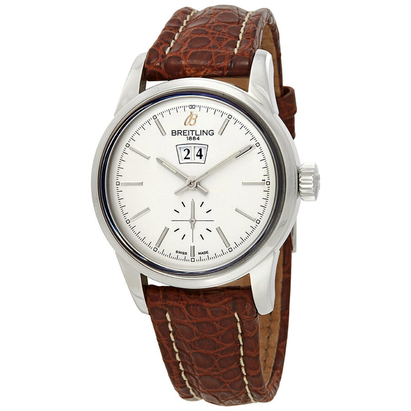 Breitling Transocean 38 Automatic Silver Dial Men's Watch #A1631012/G781-723P - Watches of America