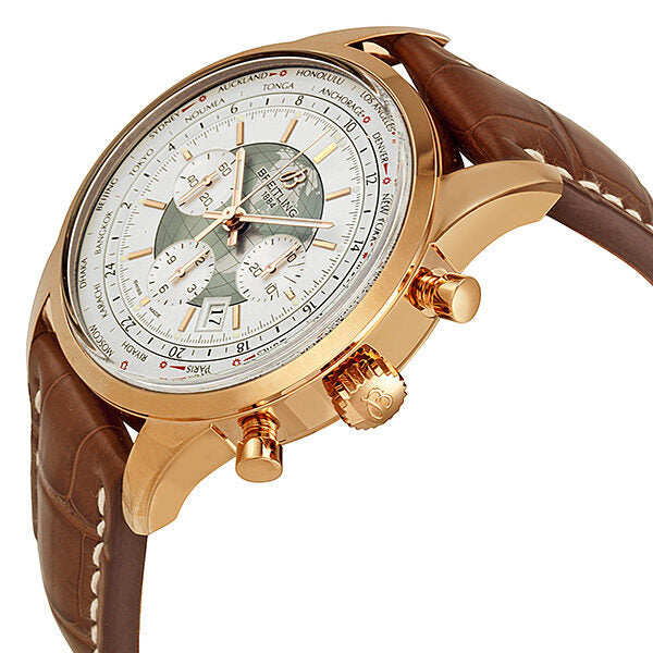 Breitling Transocean Automatic White Dial 18kt Rose Gold Men's Watch RB0510U0-A733BRCD #RB0510U0/A733 - 755P - Watches of America #2