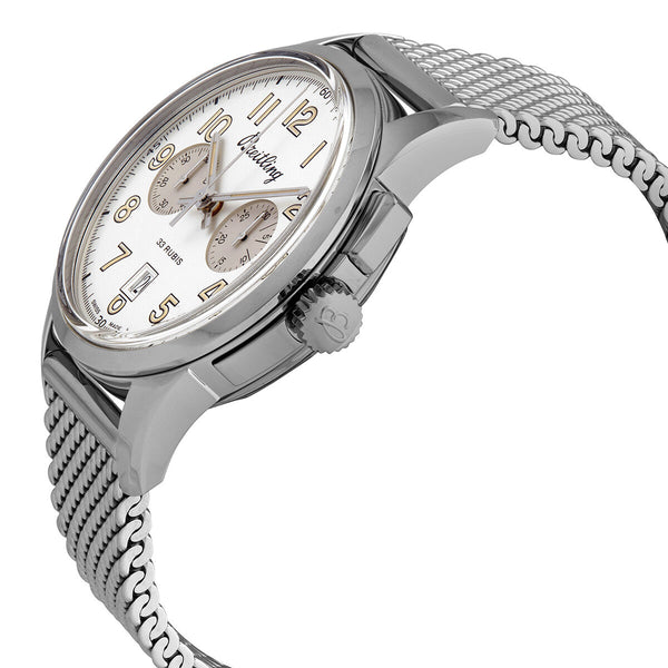 Breitling Transocean Chronograph Automatic Beige Dial Men's Watch AB141112-G799SS #AB141112-G799-154A - Watches of America #2