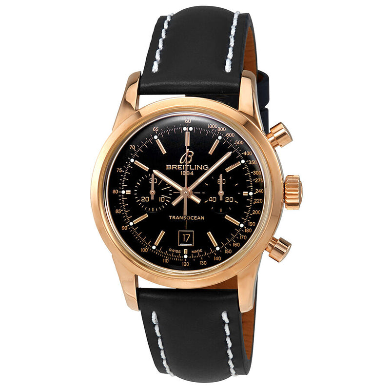 Breitling Transocean Chronograph Men's Watch R4131012-BC07BKLT#R4131012-BC07-428X-A18BA.1 - Watches of America