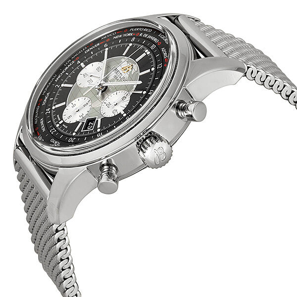 Breitling Transocean Chronograph Unitime Men's Watch AB0510U4/BB62SS #AB0510U4-BB62-152A - Watches of America #2