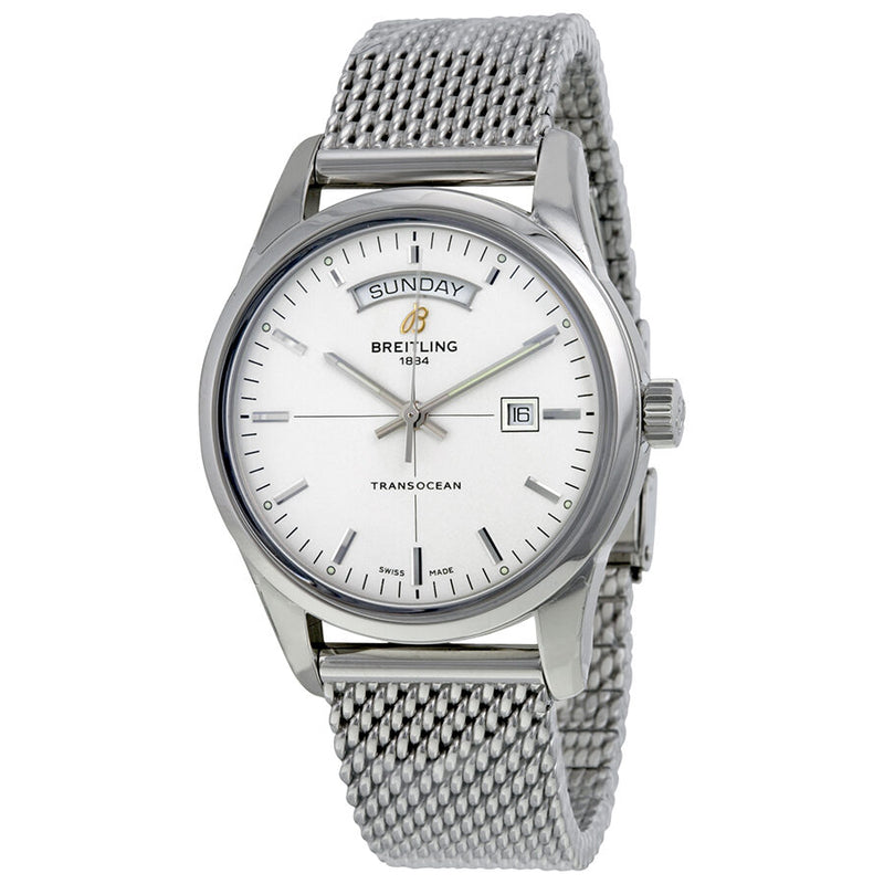 Breitling Transocean Day Date Automatic Men's Watch A4531012-G751SS#A4531012-G751-154A - Watches of America