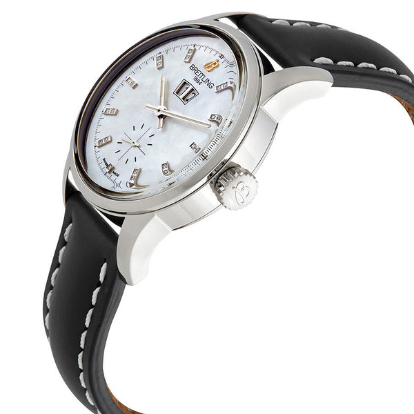 Breitling Transocean Mother of Pearl Diamond Dial Unisex Watch A1631012-A765BLLT#A1631012-A765-113X-A18BA.1 - Watches of America #2