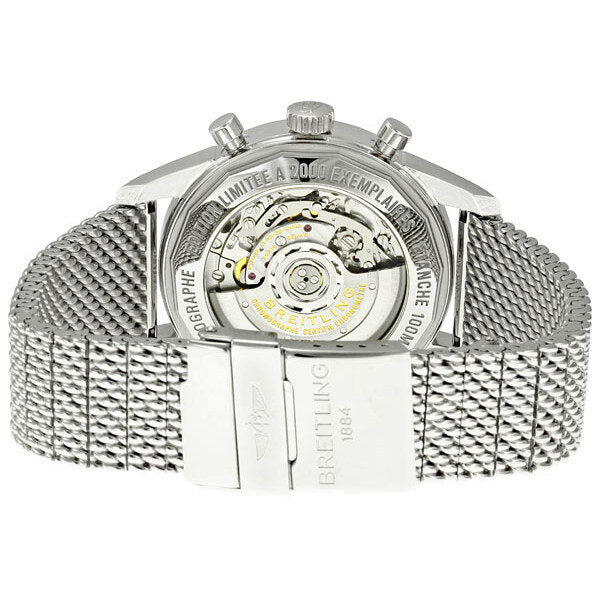 Breitling Transocean Silver Dial Chronograph Men's Watch AB015112-G715SS #AB015112/G715SS - Watches of America #3
