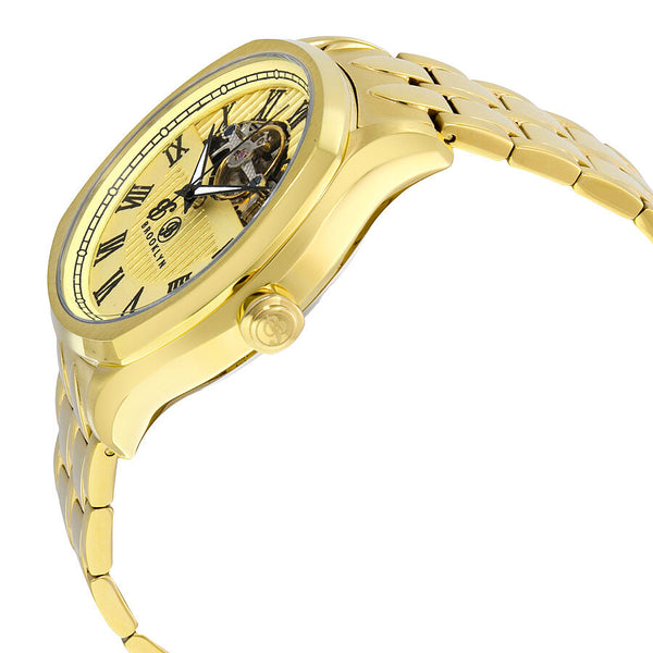 Brooklyn Dunham Skeleton Men's Automatic Ivory Dial Men's Watch #202-M2372 - Watches of America #2