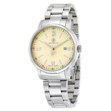 Brooklyn Livingston Classic Swiss Quartz Ivory Dial Men's Watch#101-M1712 - Watches of America