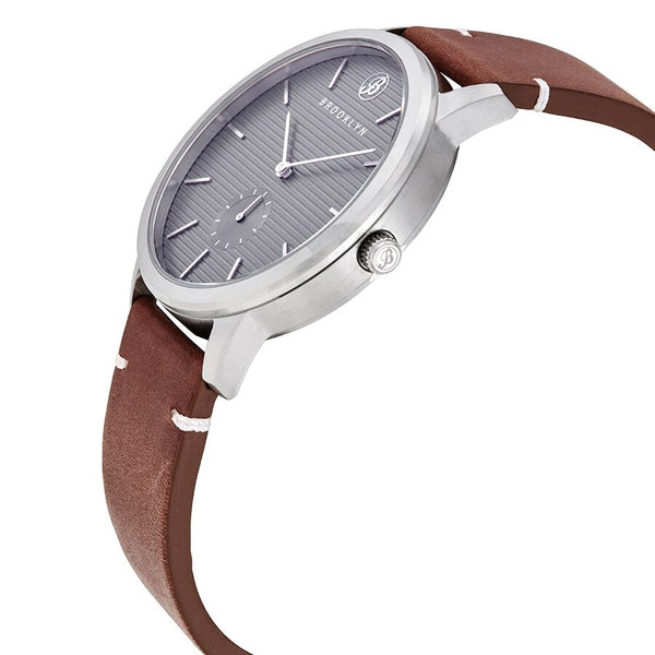 Brooklyn Watch Co. BoCoCa Quartz Grey Dial Men's Watch #8763Q3 - Watches of America #2