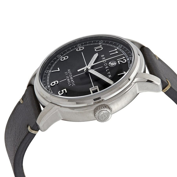 Brooklyn Watch Co. Gowanus Automatic Black Dial Men's Watch #8600A1 - Watches of America #2