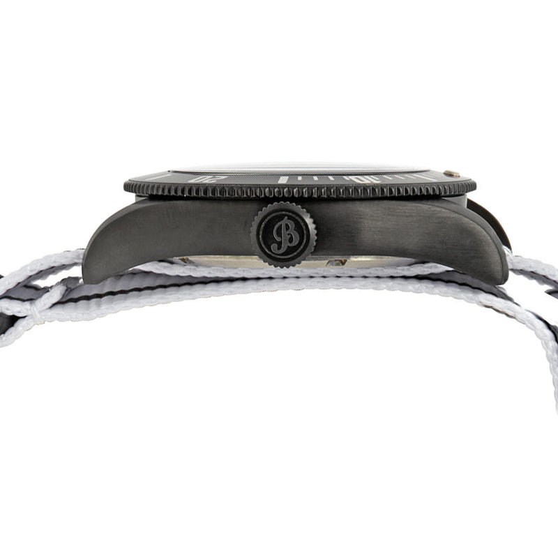 Brooklyn Watch Co. Black Eyed Pea White Dial Men's Watch #306-F-02-BB-NSWH - Watches of America #4