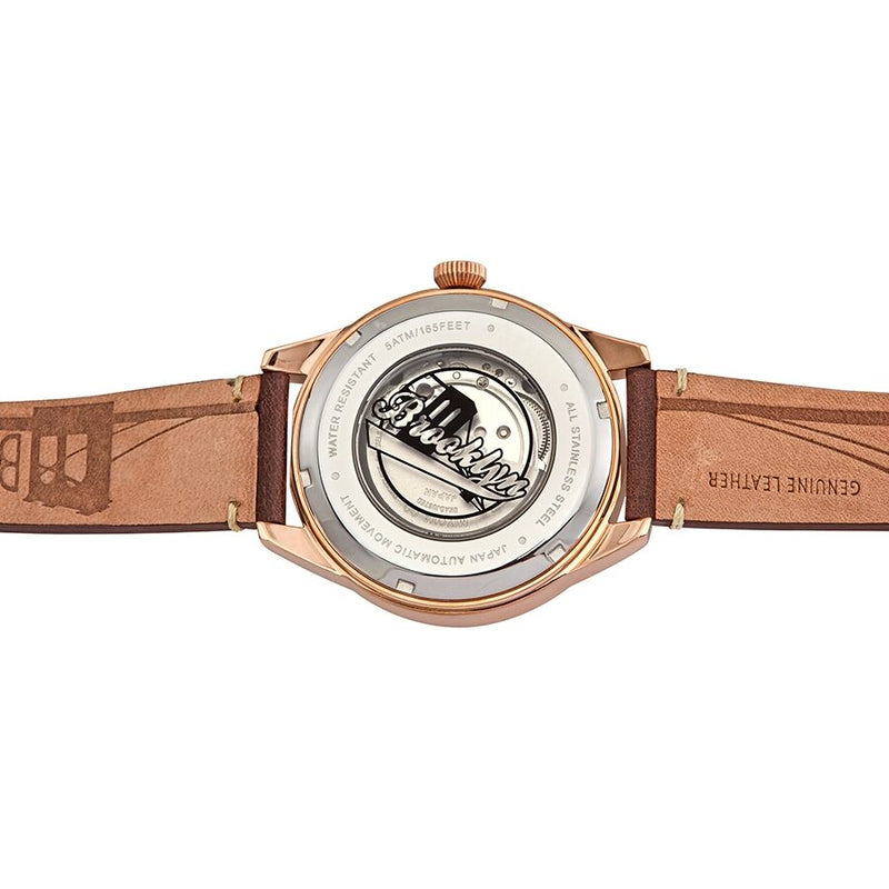 Brooklyn Watch Co. Wyckoff Automatic Black Dial Men's Watch #8353A3 - Watches of America #6