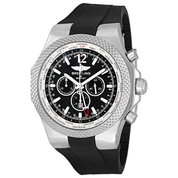 Breitling Bentley GMT Black Dial Men's Watch A4736212-B919BKRD#A4736212-B919-210S - Watches of America