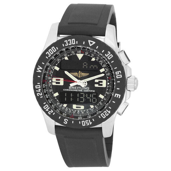 Breitling Airwolf Raven Men's Analog-Digital Watch A7836423-B911BKPD#A7836423-B9-134S - Watches of America