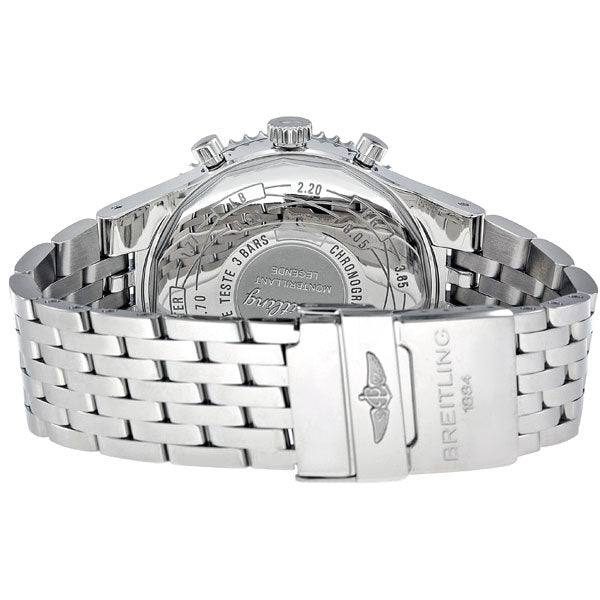 Breitling Montbrillant 47 Chronograph White Dial Men's Watch A23351A6-G741SS #A23351A6-G741-445A - Watches of America #3