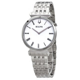 Bulova Classic Regatta Quartz White Dial Men's Watch #96A232 - Watches of America