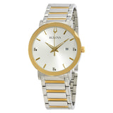 Bulova Diamond Silver Dial Men's Watch #98D151 - Watches of America