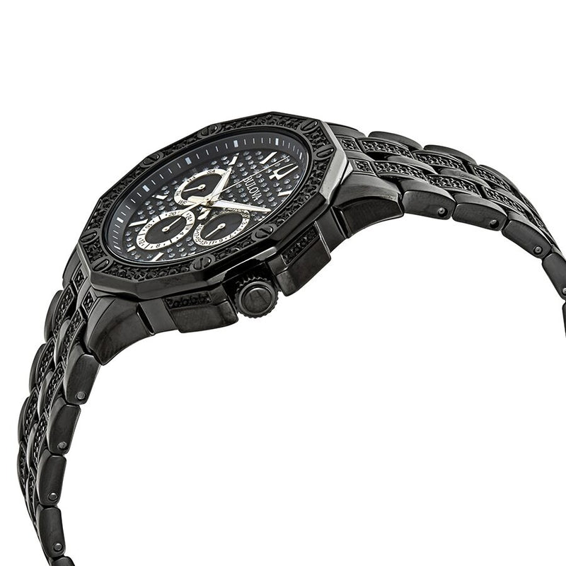 Bulova Octava Black Dial Men's Multifunction Watch #98C134 - Watches of America #2
