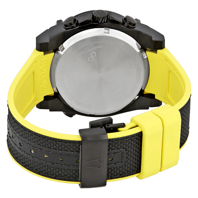 Bulova Precisionist Chronograph Black Dial Men's Watch #98B312 - Watches of America #3