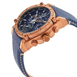 Bulova Precisionist Chronograph Quartz Blue Dial Men's Watch #97B186 - Watches of America #2