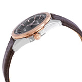 Bulova Precisionist Grey Dial Brown Leather Men's Watch #98B267 - Watches of America #2