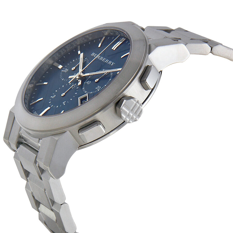 Burberry blue cheap face watch