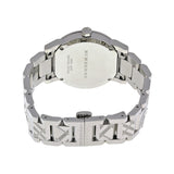 Burberry Silver Check Stamped Dial Stainlkess Steel Ladies Watch BU9144 - Watches of America #3