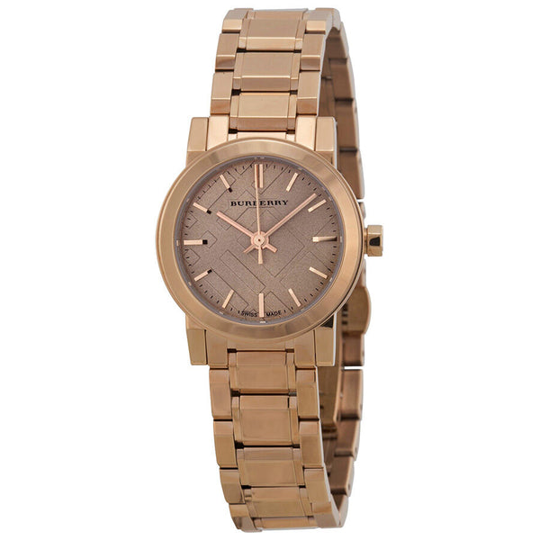 Burberry The City Petite Nude Dial Rose Gold-tone Ladies Watch BU9228 - Watches of America