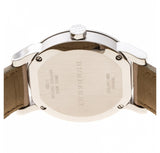 Burberry Women's Large Check Tan Leather Strap Women's Watch BU9107 - Watches of America #2