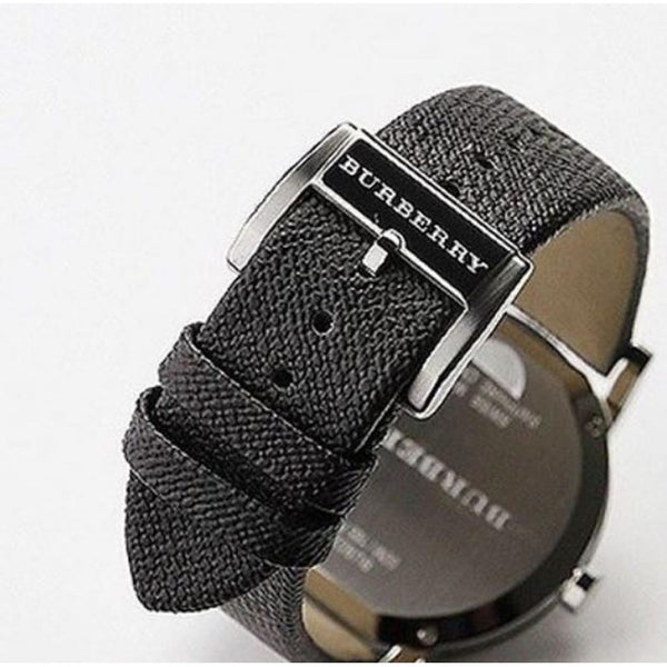 Burberry Unisex Leather Strap NOVA Check Black Unisex Watch BU9024 - Watches of America #3