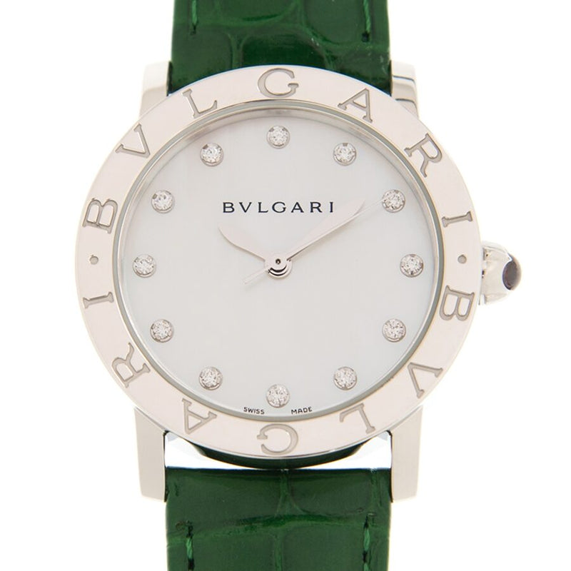 Bvlgari Automatic Diamond White Dial Watch #BBL33WSLC412 - Watches of America