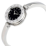 Bvlgari B.zero1 Black Dial Stainless Steel Bangle Bracelet Ladies Watch #102319 - Watches of America #2