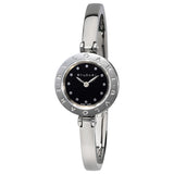 Bvlgari B.zero1 Black Dial Stainless Steel Bangle Bracelet Ladies Watch #102319 - Watches of America