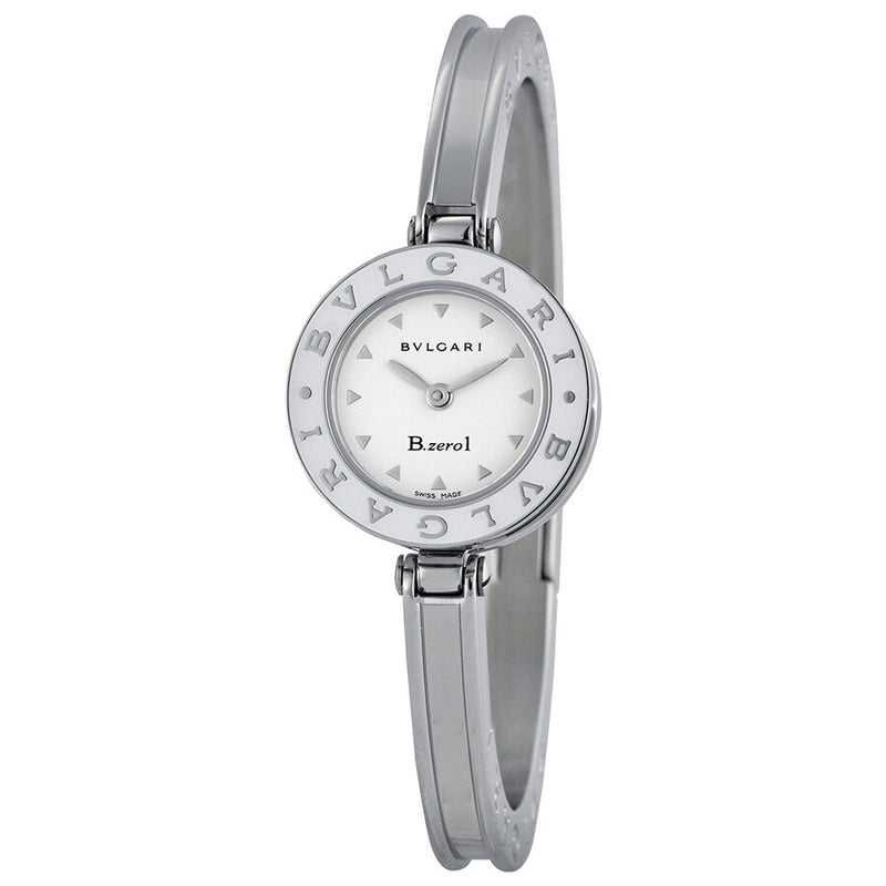 Bvlgari B.Zero1 White Dial Stainless Steel Ladies Watch #101912 - Watches of America