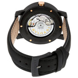 Bvlgari Bvlgari Automatic Black Dial Black Leather Men's Watch #102248 - Watches of America #3