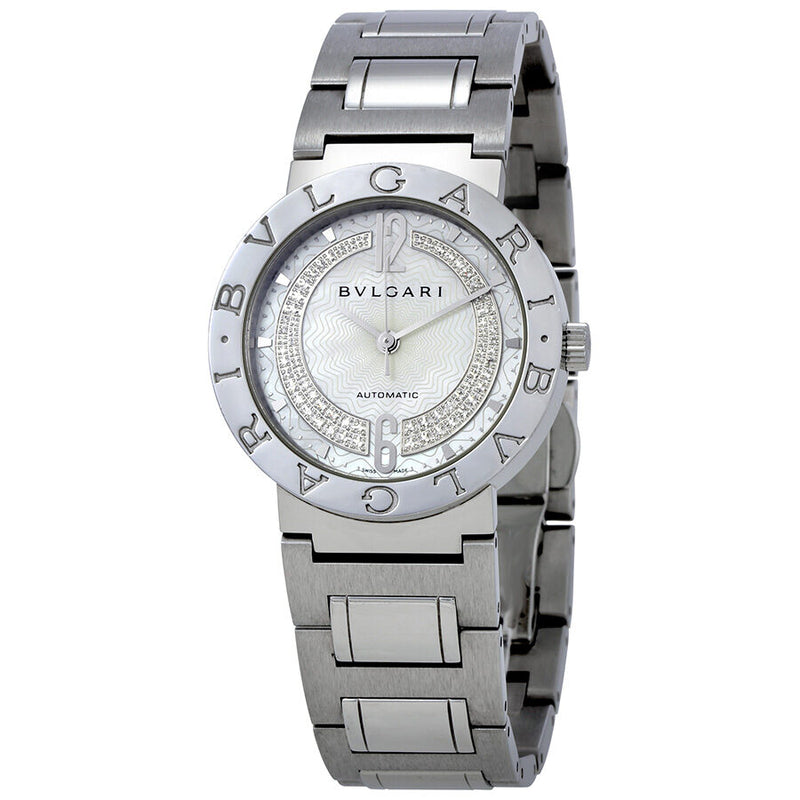 Bvlgari Bvlgari Automatic Mother of Pearl Dial Diamond Ladies Watch #101722 - Watches of America