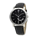 Bvlgari Bvlgari Mechanical Black Dial Steel Men's Watch BB41BSL#101794 - Watches of America