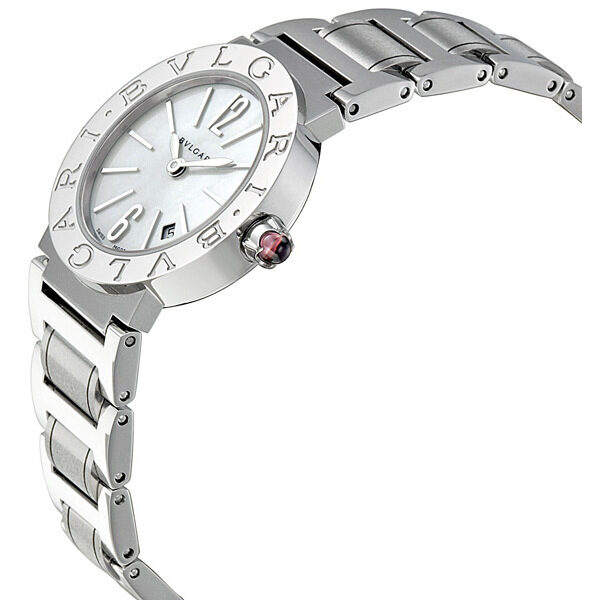 Bvlgari Bvlgari Mother of Pearl Stainless Steel Ladies Watch #BBL26WSSD - Watches of America #2